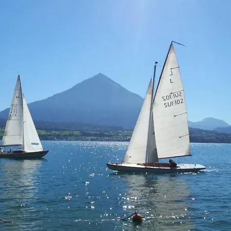 Swisshut Modern 5min West Station - Apart. Rugen 2 因特拉肯