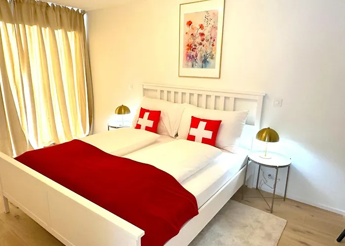 Swisshut Modern 5min West Station - Apart. Rugen 2 因特拉肯